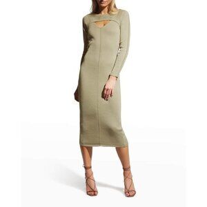 Toccin NY Women's Green V-Neck Bodycon Tank w/ Shrug Dress Size M